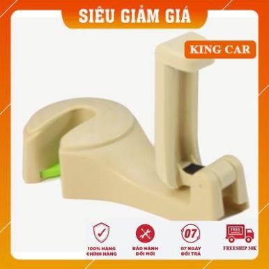 Móc treo đồ kèm kẹp điện thoại vai ghế trên ô tô - Shop KingCar