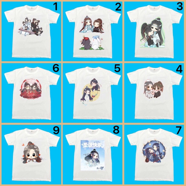 Áo ma đạo tổ sư bán sẵn , áo anime đặt in hình theo yêu cầu