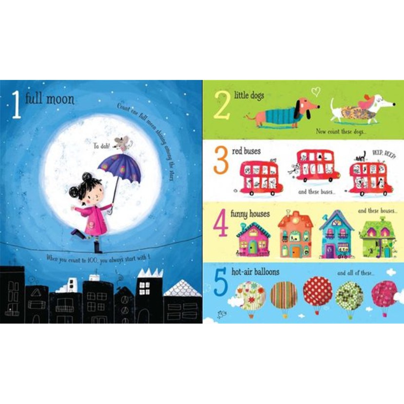 Sách - Anh: Usborne Count To 100