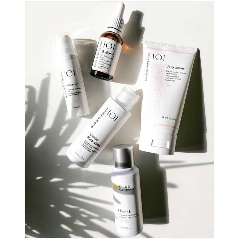 Bộ Sản phẩm sữa rửa mặt, serum, toner Geek & Gorgeous | BigBuy360 - bigbuy360.vn