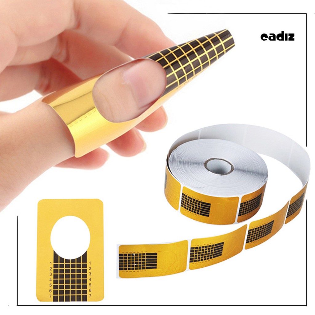 [Hàng mới về] Bộ 100 Nhãn Dán Acrylic Tự Dính Giữ Móng Tay Chất Lượng Cao