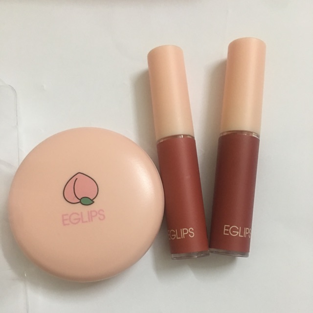 (SALE 60%) Phấn EGLIPS đào tách set
