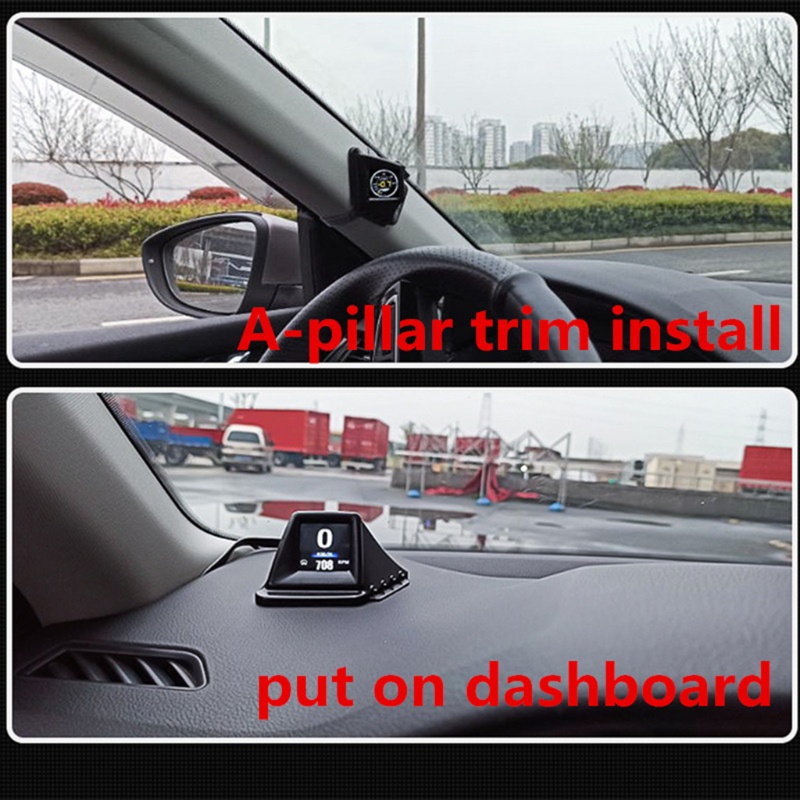 Màn Hình Hiển Thị HUD OBD2 + GPS Đa Chức Năng Cho Xe Hơi