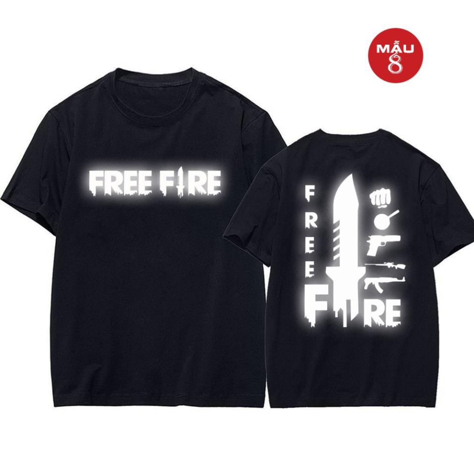 BST Áo FREE FIRE mẫu HOT nhất⚡️TẶNG KÈM MŨ FF⚡Áo thun game in hình Free Fire cực chất  / siêu hót bán chạy