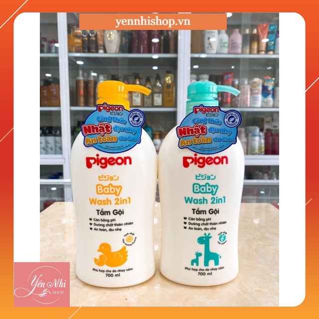 [chính hãng] Sữa tắm gội toàn thân Pigeon - 700ml