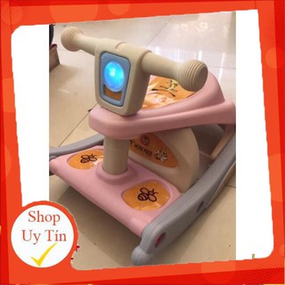Ghế ăn bột kiêm bập bênh 3 in 1 cho bé