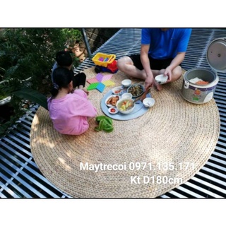 Thảm lục bình decor đường kính 180cm