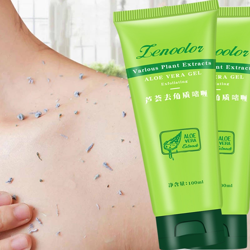 Tẩy Da Chết Lô Hội Trắng Da, Mờ Thâm Xạm ALOE VERA GEL Cao Cấp 100g