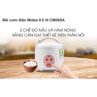 Nồi cơm điện Midea MR-CM06SA 0,6L