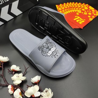 Dép đúc nam cao cấp nguyên khối logo mặt hổ D03