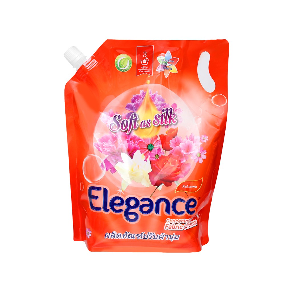 Nước xả vải Elegance Red aroma đỏ đam mê túi 1.8 lít