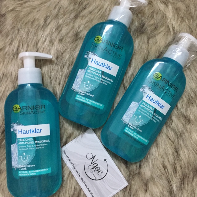 Sữa rửa mặt Garnier chai vòi - HXT Đức 🇩🇪