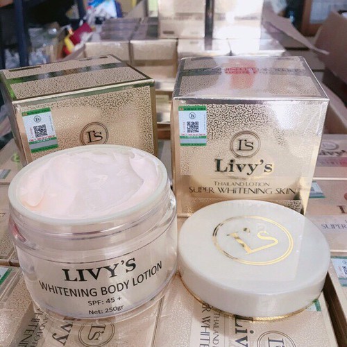 Kem Body Livy Hộp Vàng Thái Lan 250g Chính Hãng.