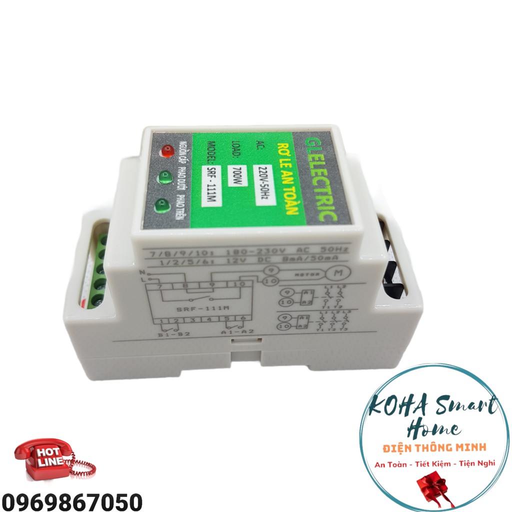 Role an toàn cho phao điện máy bơm GLelectric- SRF111M