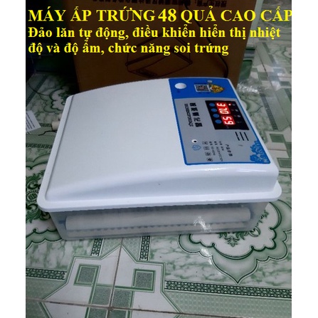 Máy ấp trứng 24 -36 - 48 quả