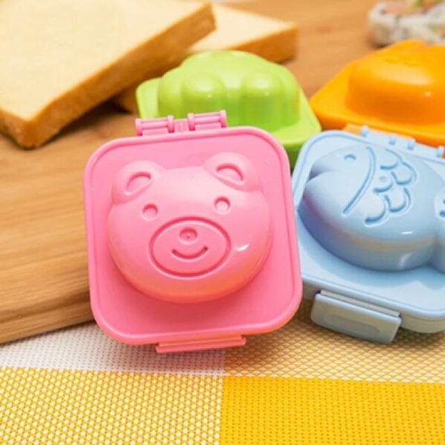 Khuôn BenTo Làm Cơm, Ép Trứng, Ép Cơm Làm Bánh Cho Bé Ăn Dặm