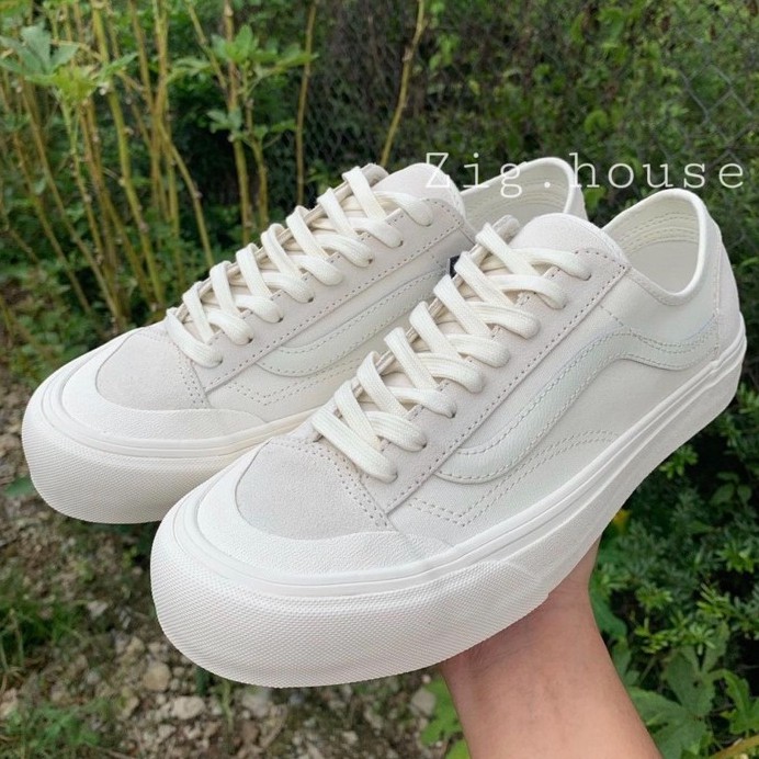 Giày Vans Style 36 Decon Trắng