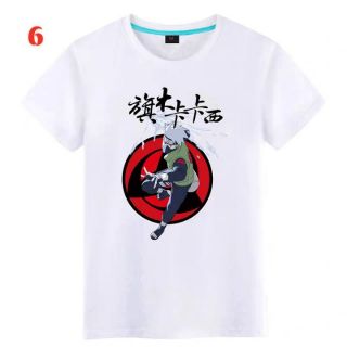 Áo Thun Tay Lửng Trắng Naruto
