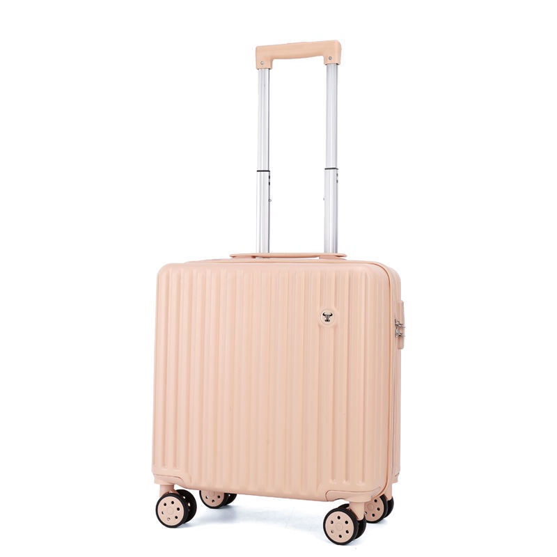 ✼ Hành lý nữ nhỏ 18 inch lưới màu đỏ nhẹ mật khẩu trường hợp vali lên máy bay siêu êm nam