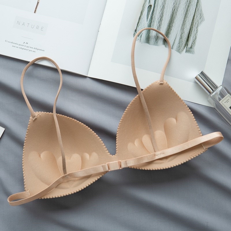 [Mã FAMARAL1 giảm 10K đơn 50K] Áo Lót Bra Nữ 2 Dây Đúc Su Đệm Mỏng, Dây Mảnh,Ko Gọng, Tạo Khe BR11 | BigBuy360 - bigbuy360.vn