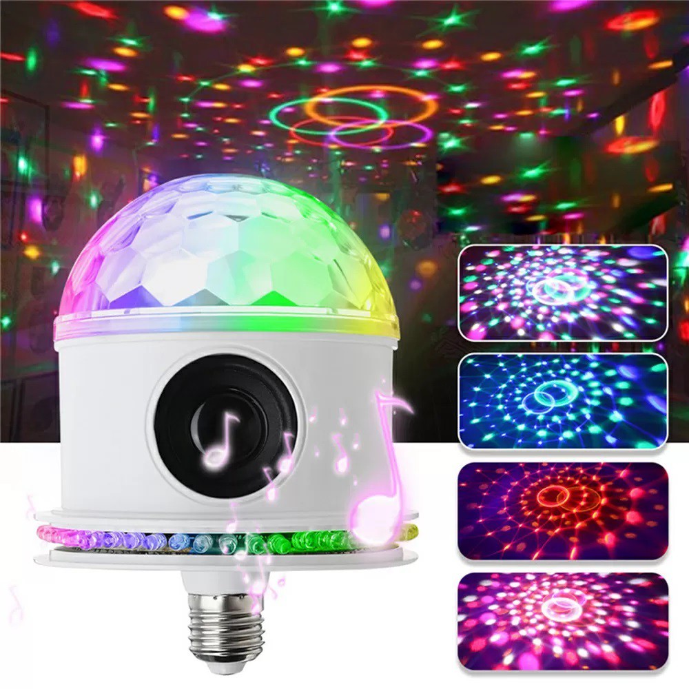 Đèn LED âm thanh LED RGB Bóng đèn pha lê Ball DJ Đèn sân khấu AC85-265V
