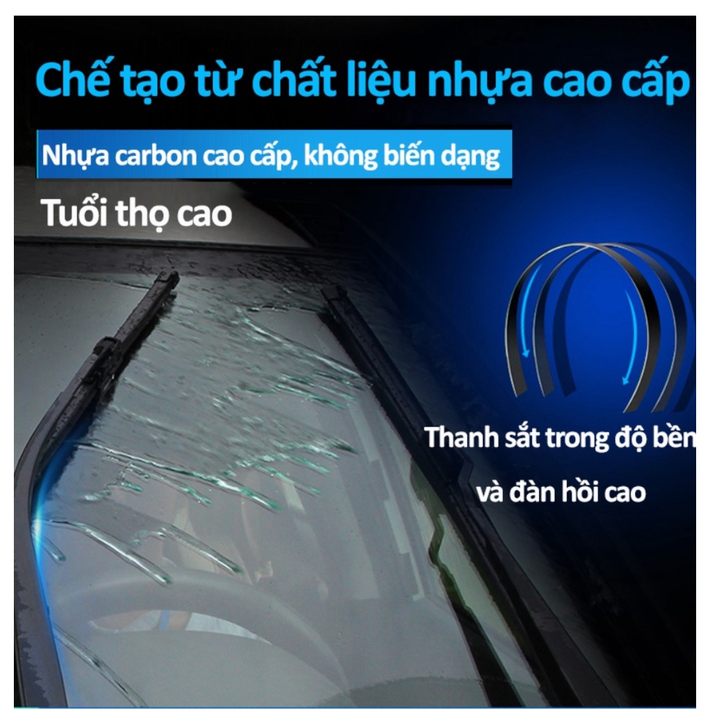 Gạt mưa ô tô, kính lái xe ô tô Mazda 2, Mazda 3, Mazda 6, Mazda CX-5, Mazda CX-8, Mazda BT-50 | Gạt nhẹ nhàng cực sạch