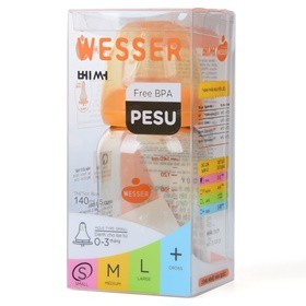 Bình sữa Wesser PESU 140ml ( cổ hẹp)