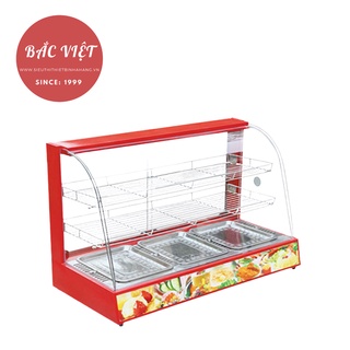 Tủ trưng bày giữ nóng , tủ trưng bày giữ nóng bánh mỳ,KFC 1 khay