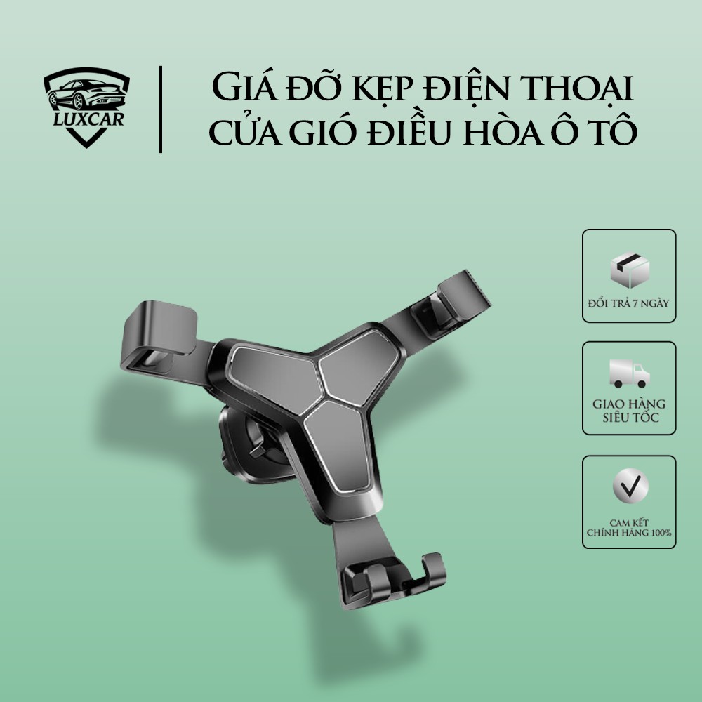 Giá đỡ điện thoại LUXCAR kẹp cửa gió điều hòa ô tô