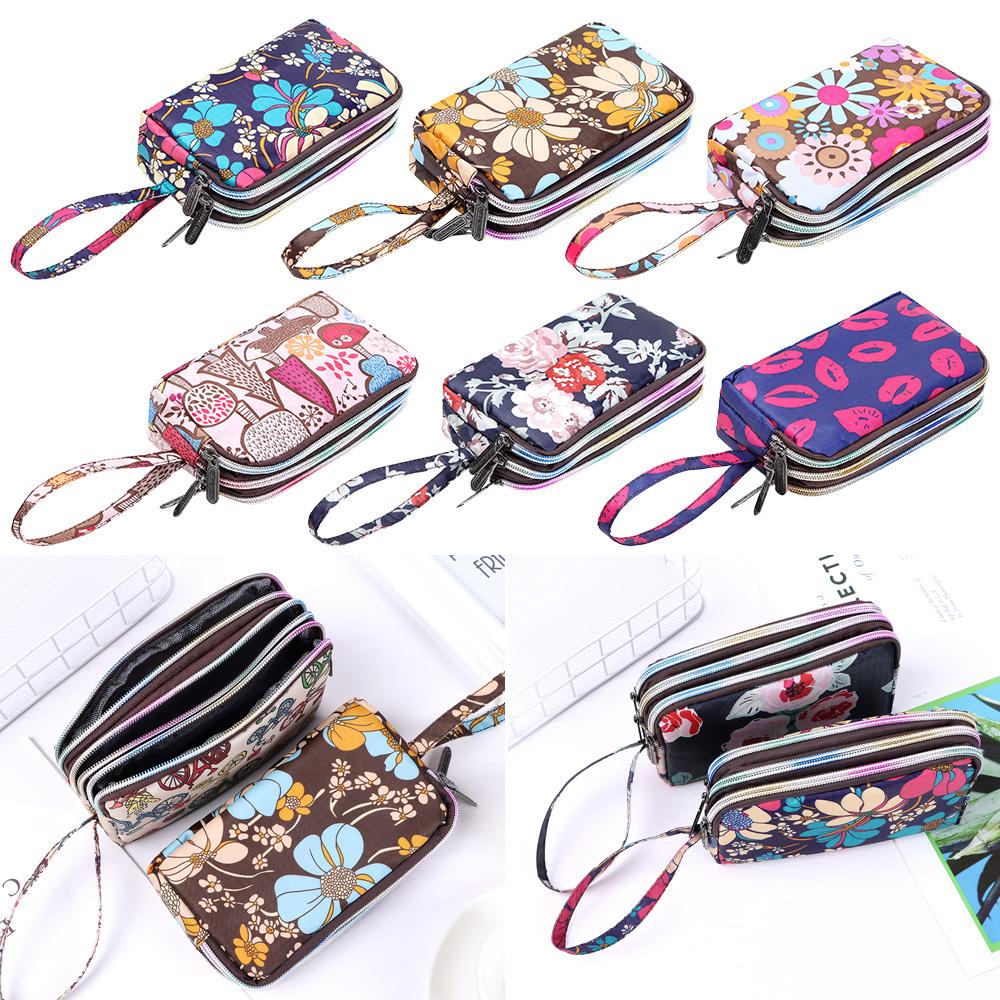 Ví Dài Cầm Tay Ba Ngăn Chống Thấm Nước Sức Chứa Lớn Thời Trang Cho Nữ