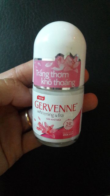 Gervenne - Lăn khử mùi trắng da 25ml - 3 mùi