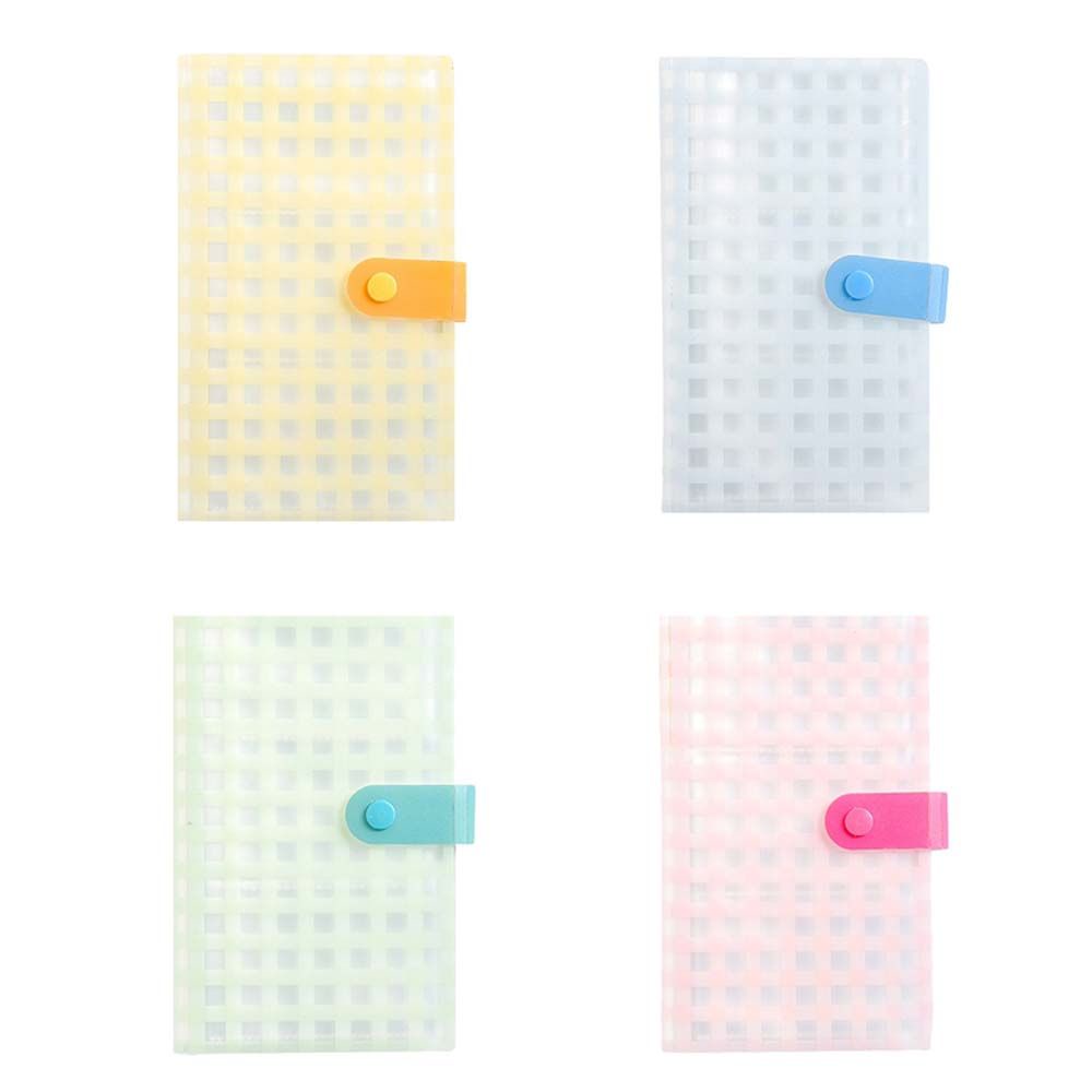 Ví đựng thẻ ngân hàng/thẻ ngân hàng 240 ngăn hình quyển sách dễ thương nhiều màu sắc