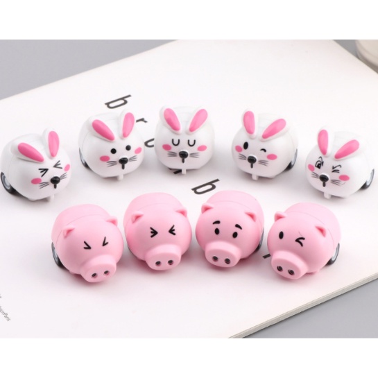 [GIÁ SỈ] Đồ Chơi Trẻ Em Xe Đẩy Hình Heo Thỏ Mô Hình Chạy Trớn Bánh Đà Dễ Thương