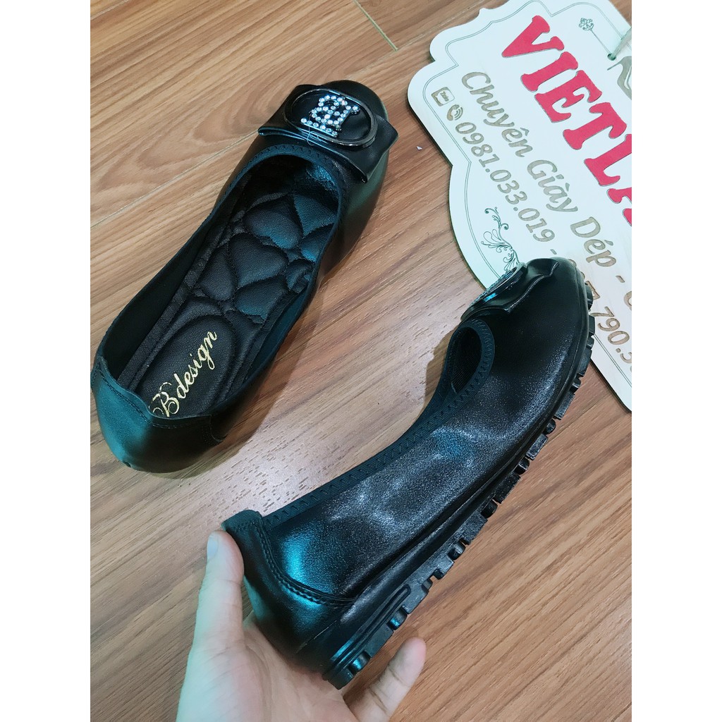 Giày búp bê nữ thời trang ĐÍNH ĐÁ ĐẾ SIÊU MỀM | BigBuy360 - bigbuy360.vn