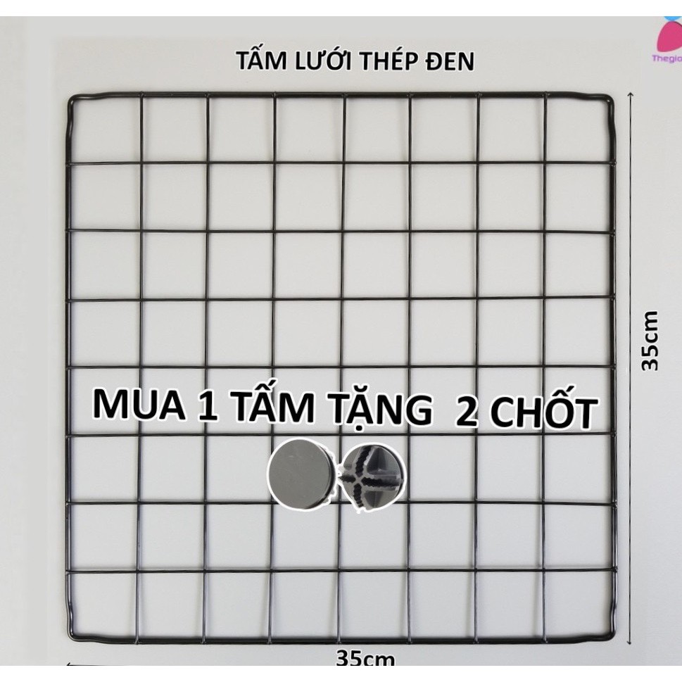 XẢ KHO TẤM LƯỚI SẮT LẮP GHÉP ĐA NĂNG SIZE 35X35cm &amp; 35X45cm- BH 12 THÁNG TẶNG KÈM CHỐT NHỰA