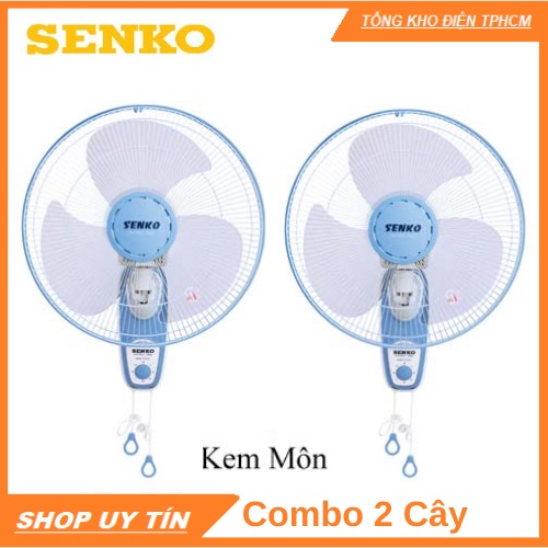 Combo 2Quạt treo tường 2 dây Senko TC1626 (47W)1 Thùng 2 Cây - Hàng chính hãng -Bảo Hành 2 Năm