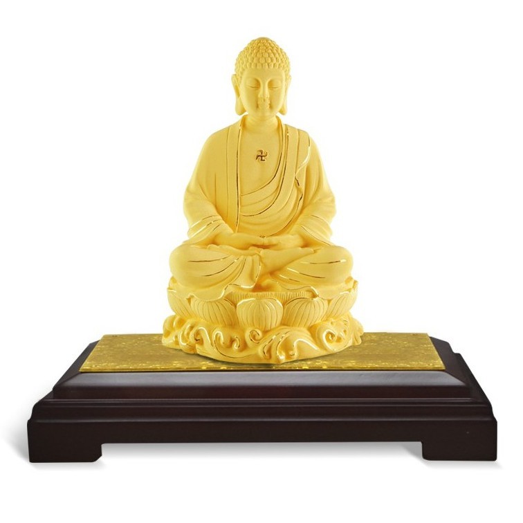 Quà tặng phong thủy mạ vàng Phật Dược Sư Lưu Ly DOJI FX08025 mang lại may mắn, hóa giải mọi khổ đau