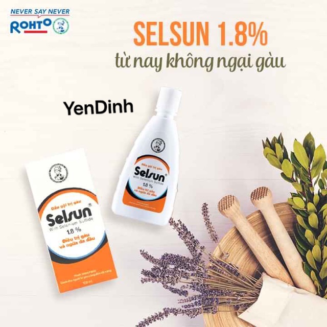 Dầu Gội Chống Gàu SELSUN 1,8%- Dành Cho Người Bị Gàu Nặng Đến Rất Nặng 100ml