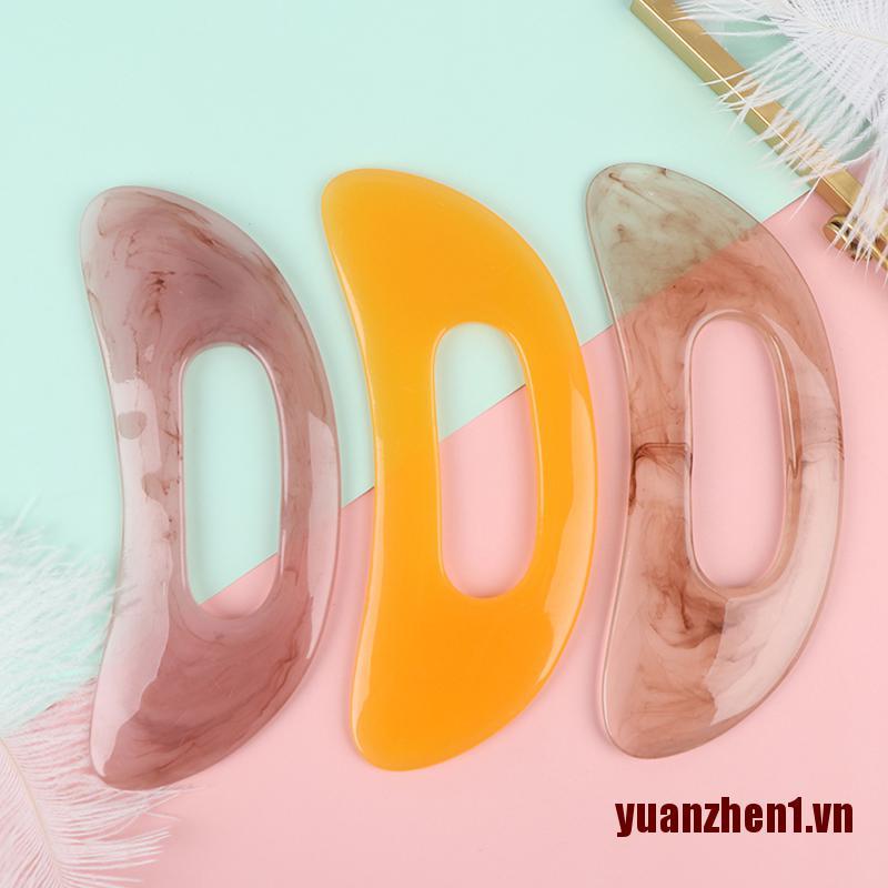 [Hàng mới về] Dụng cụ cạo mát xa guasha bằng nhựa resin thư giãn theo phong cách Trung Hoa dành cho toàn thân