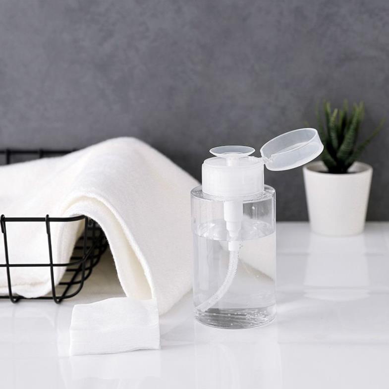 Lọ chiết tẩy trang, chai lọ chiết mỹ phẩm toner có nút nhấn tiện lợi 120ml, 150ml, 200ml
