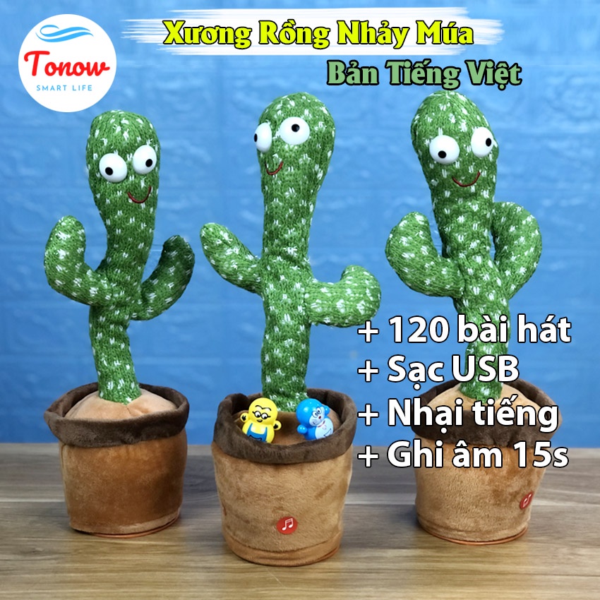Cây Xương Rồng Nhảy Múa Lặp Giọng 120 Bài Nhạc Việt Cực Kỳ Vui Nhộn Tonow