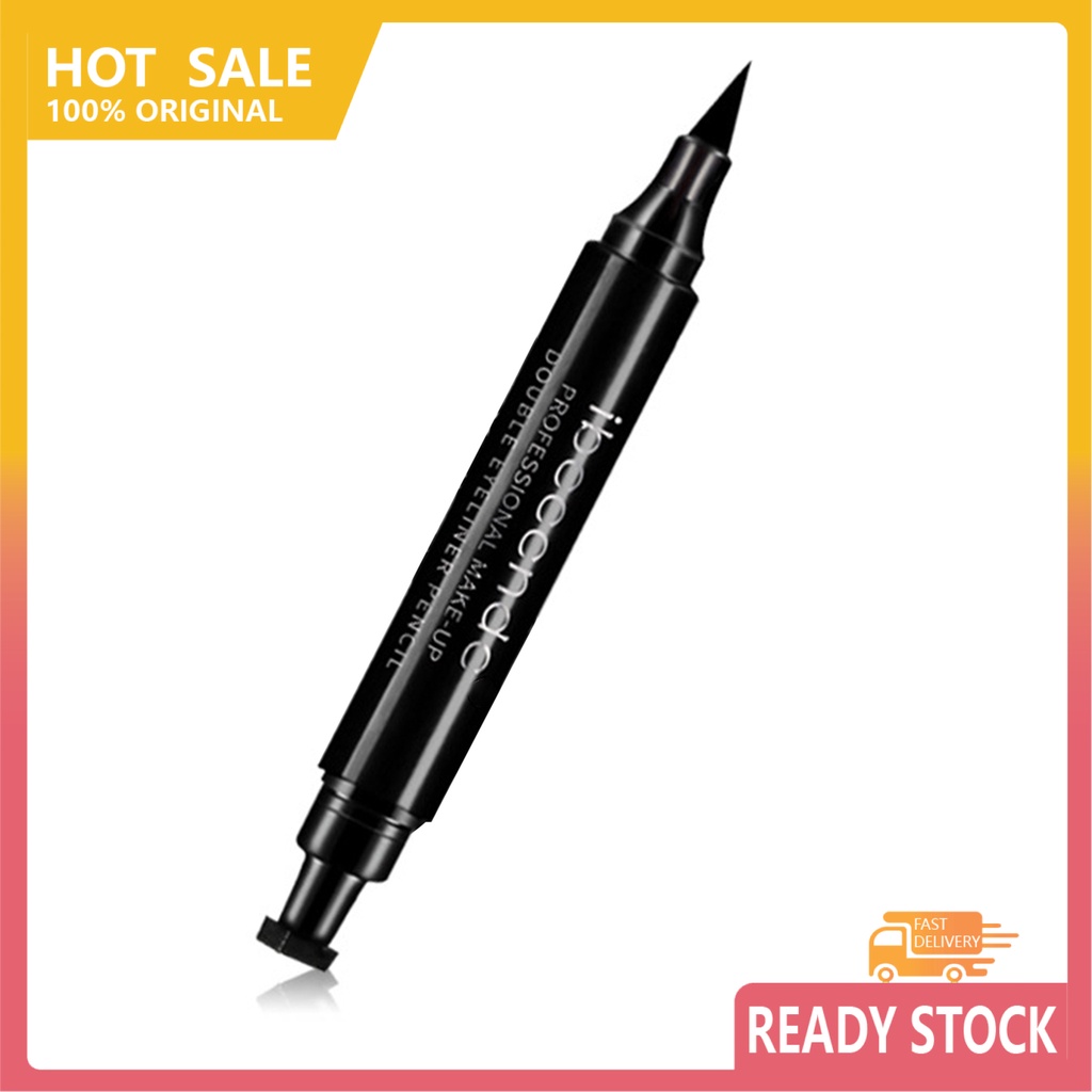 Bút kẻ mắt dạng lỏng nhanh khô thiết kế hai đầu tiện dụng
