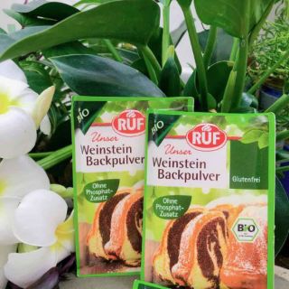 Sét 3 Gói Bột Nở Hữu Cơ Ruf Bio 60gr
