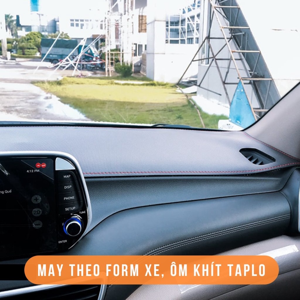 Thảm phủ taplo xe Kia SOLUTO 2019 - 2023 cao cấp, chống nóng ô tô hiệu quả