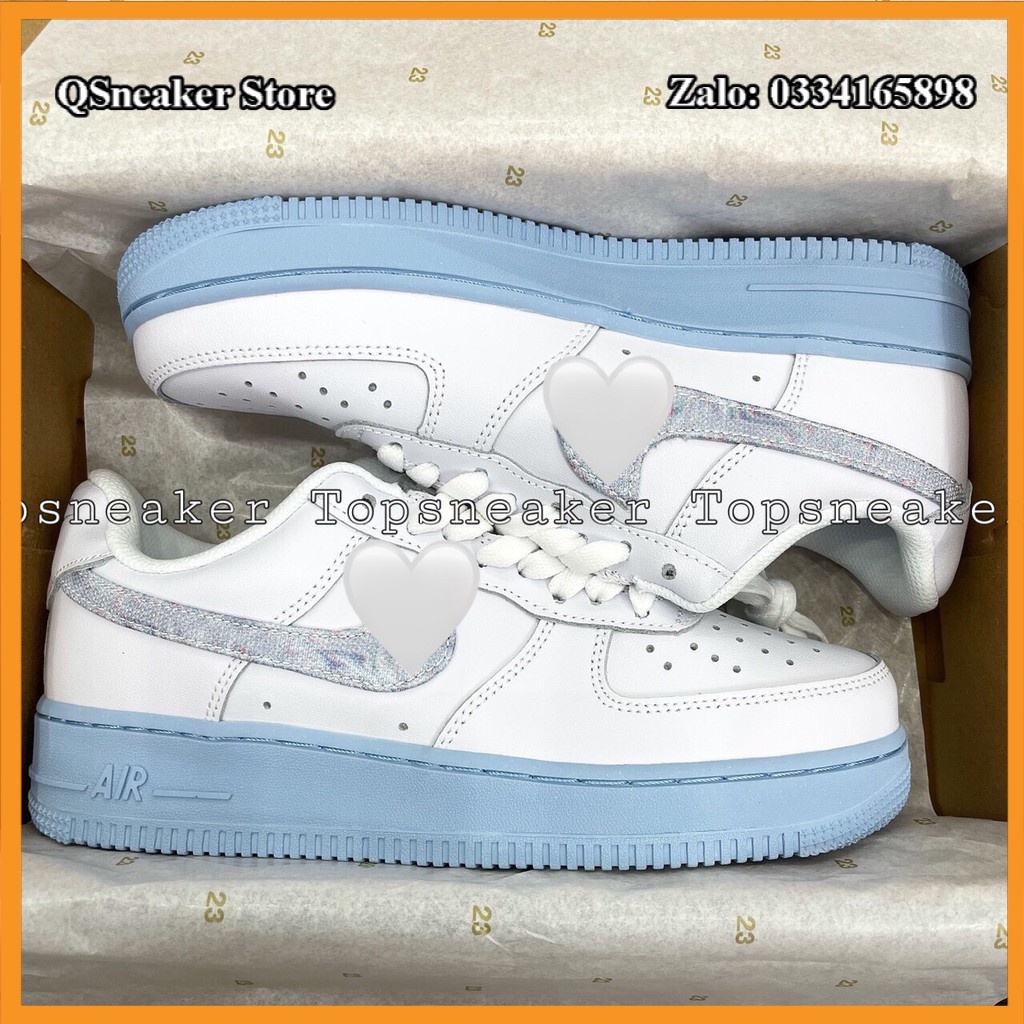 ✔️ Giày Sneaker Af1 University Blue Full Box Freeship ✔️