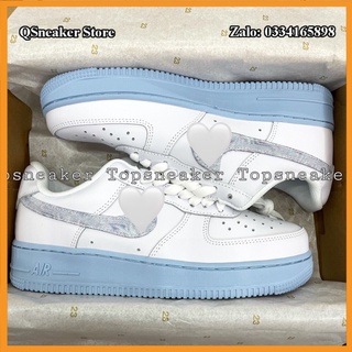 ✔️ Giày Sneaker Af1 University Blue Full Box Freeship ✔️