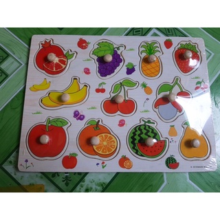 Bảng núm gỗ xếp hình