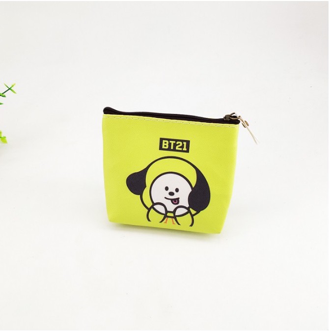 Ví đựng tiền/vật dụng BT21 BTS xinh xắn