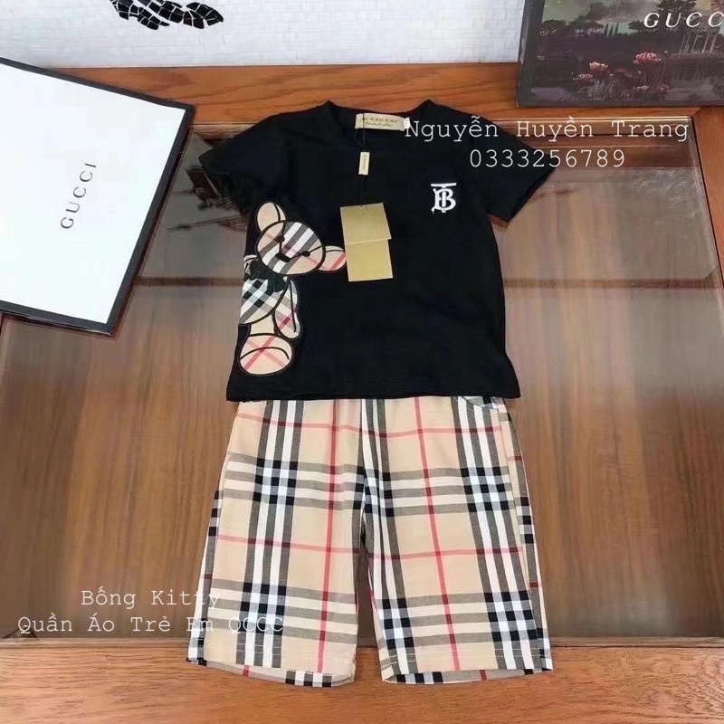 Set gấu đen cho bé trai 639