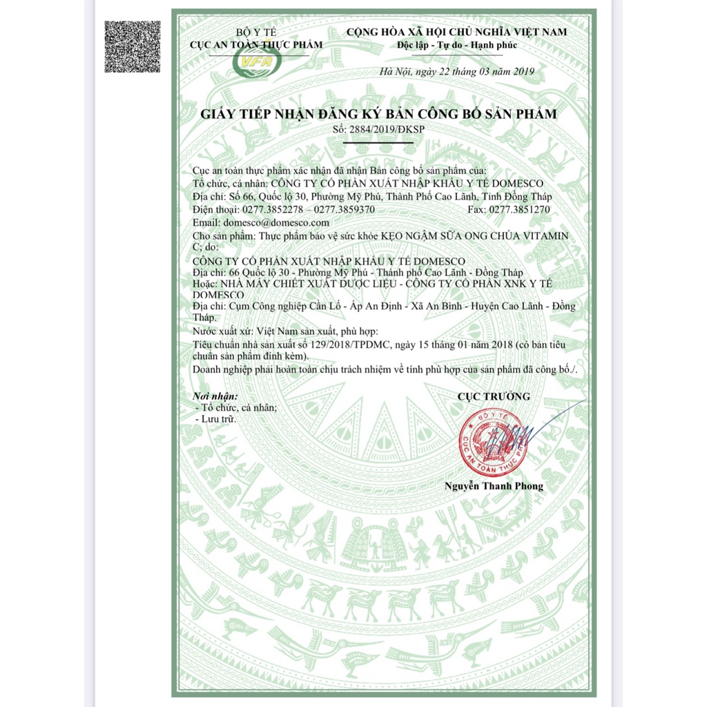 Viên kẹo ngậm sữa ong chúa vitamin C Mekophar